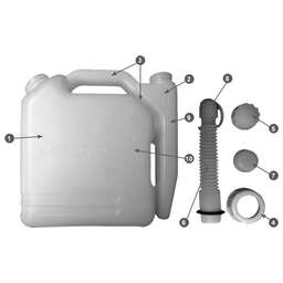 CHAMPION C1011 Емкость 2 литра для приг. топл. смеси