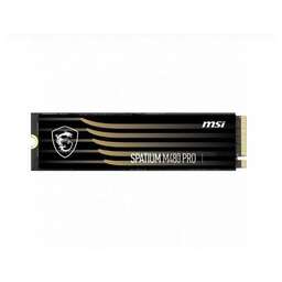 MSI Накопитель SSD PCIE 4.0 NVME M.2 1TB SPATIUM M480 PRO 1TB