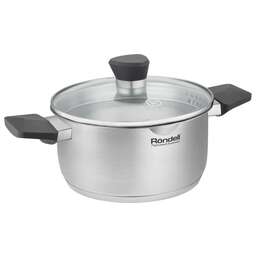 RONDELL Strike Grey Ultra RDS-1949 4.8л. d=24см (с крышкой) стальной