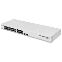 MIKROTIK Коммутатор CSS326-24G-2S+RM (L2) 24x1Гбит/с 2SFP+ управляемый