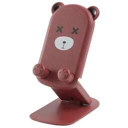 WIIIX Подставка DST-405-TEDDY-BR для смартфонов, коричневый