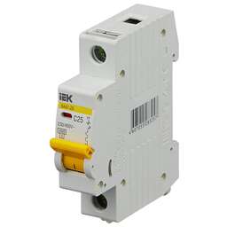 IEK ВА47-29 (MVA20-1-025-C) 25A тип C 4.5kA 1П 230/400В 1мод белый (упак