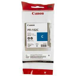CANON Картридж струйный PFI-102C 0896B001 голубой (130мл) для iPF510/605/610/650/655/750/760/765