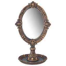 LEFARD ЗЕРКАЛО НАСТОЛЬНОЕ КОЛЛЕКЦИЯ "РОКОКО", 15,5*12,7*17CM 504-419