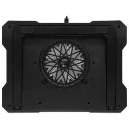 DIGMA Подставка для ноутбука D-NCP190-1x100RGB, 19", 428х316х58 мм, 2хUSB, вентиляторы 1 х 140 мм, 1280г, черный