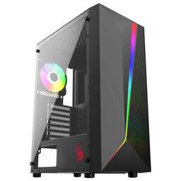BLOODY Корпус ATX BD-CC106, Midi-Tower, без БП, черный [bd-cc106-bk]