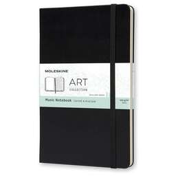 MOLESKINE Блокнот Art, 192стр, твердая обложка, черный [artqp081]