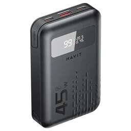 HAVIT Внешний аккумулятор (Power Bank) PB5211, 10200мAч, черный
