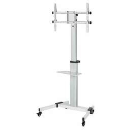 ULTRAMOUNTS Подставка для телевизора UM307W белый 37"-86" макс.50кг напольный мобильный