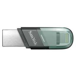 SANDISK 256GB iXpand Flip зеленый/серебро USB3.1 (SDIX90N-256G-GN6NE)