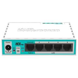 MIKROTIK Маршрутизатор RB750r2, HEX LITE, 1x100Mbs WAN, 4x100Mbs LAN (RB750r2)