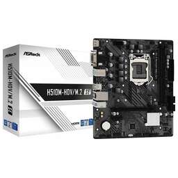 ASROCK Материнская плата H470 S1200 MATX H510M-HDV/M.2 SE