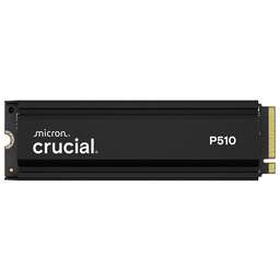 CRUCIAL Твердотельный накопитель SSD P510 1TB PCIe Gen5 NVMe 2280 M.2 SSD with heatsink CT1000P510SSD5