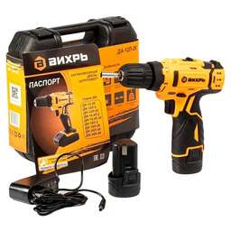 ВИХРЬ ДА-12Л-2КC, 2Ач, с двумя аккумуляторами [72/14/33]