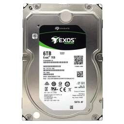 SEAGATE Жесткий диск Exos ST6000NM0115, 6ТБ, HDD, SATA III, 3.5"