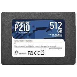 PATRIOT P210 P210S512G25 512ГБ, 2.5", SATA III