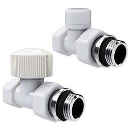 ROYAL THERMO Набор термостатический прямой Design 1/2"М30х1,5 (Белый)
