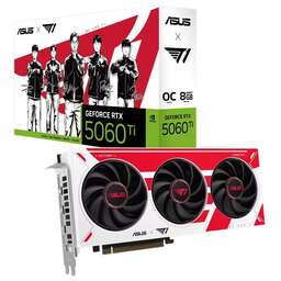 ASUS Видеокарта RTX5060Ti T1 OC 8GB GDDR7 128bit 3xDP HDMI 3FAN RTL (T1-RTX5060TI-O8G-GAMING)