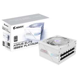 GIGABYTE Блок питания ПК AE1000PM PG5 ICE 1000W, 80Plus, Platinum, Полностью модульный, PCIe Gen 5.1, ATX 3.0 compatible. 28200-AE85W-1EUR