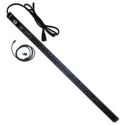 LANMASTER Блок распределения питания (TWT-PDVM-4C9-20C3-C0) верт.размещ. 4x C19 20x C13 с мониторингом 16A C20 3м