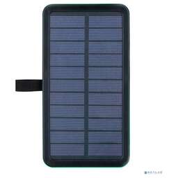 CACTUS Мобильный аккумулятор CS-PBFSPT-10000 10000mAh 3A 2xUSB солн.бат. черный