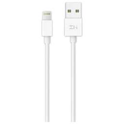 ZMI Кабель AL813C, Lightning (m) - USB (m), 1м, MFI, в оплетке, белый
