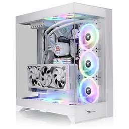 THERMALTAKE Корпус CTE E550 TG Snow белый без БП ATX 8x120mm 6x140mm 2xUSB3.0 audio bott PSU