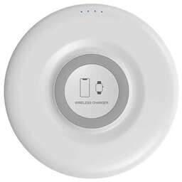 LYAMBDA Беспроводное зарядное устройство LW4-WT, USB-A, USB-C, 5Вт, 1.5A, белый