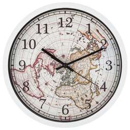 LEFARD 220-378 WORLD MAP d31см циферблат d27,5см
