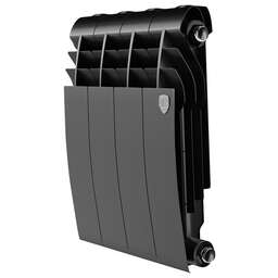 ROYAL THERMO Радиатор биметаллический BILINER B 350 Чёрный - 4 секц