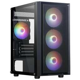 ACCORD Корпус mATX M203, Mini-Tower, без БП, черный [acc-m203]