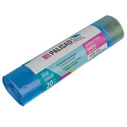 PALISAD HOME Пакеты для мусора с завязками 60 л x 20 шт., синие, Home Palisad 927205