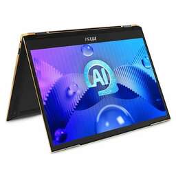 MSI Ноутбук Summit E13 AI Evo A1MTG-001US 13.3", трансформер, IPS, Intel Core Ultra 7 155H 1.4ГГц, 16-ядерный, 16ГБ LPDDR5, 1ТБ SSD, Intel Arc, Windows 11 Home, черный [9s7-13p411-001]