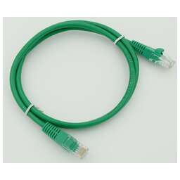 NONAME Патч-корд cat.5E molded 1м зеленый RJ-45 (m)-RJ-45 (m) (упак.:1шт)