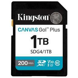 KINGSTON Флеш карта SDXC 1TB SDG4/1TB Canvas Go Plus V30 w/o adapter