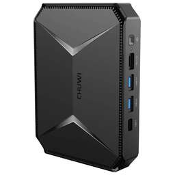 CHUWI Мини ПК HeroBox Intel N100, LPDDR5 8ГБ, 256ГБ(SSD), UHD Graphics, CR, Windows 11 Professional, черный