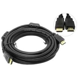 PREMIER Кабель соединительный аудио-видео 5-813, HDMI (m) - HDMI (m) , ver 2.0, 15м, GOLD, ф/фильтр, черный [5-813 15.0]