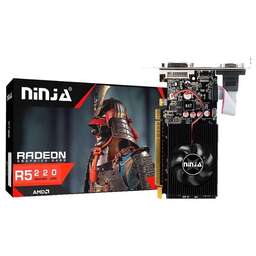 NINJA (SINOTEX) Видеокарта R5 220 1GB DDR3 64bit VGA DVI HDMI 1FAN LP RTL