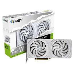 PALIT Видеокарта NVIDIA GeForce RTX 4070 RTX4070 DUAL WHITE 12ГБ Dual, GDDR6X, Ret [ned4070019k9-1047l]