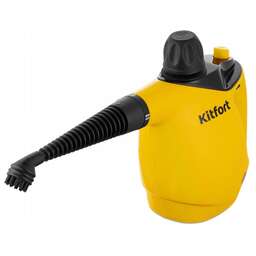 KITFORT Пароочиститель ручной КТ-9140-1 1050Вт черный/желтый