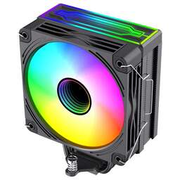 BLOODY Устройство охлаждения(кулер) BD-AC205-ARGB1 ARGB Soc-AM5/AM4/1200/1700/1851 черный 4-pin 14-26dB Al+Cu LCD 205W 513gr Ret (BD-AC205-ARGB1-BK)