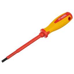 MATRIX Отвертка Insulated, SL5.5 x 125 мм, CrMo, до 1000 В, двухкомпонентная рукоятка Professional 12918