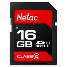 NETAC Карта памяти SDHC UHS-I U1 P600 16 ГБ, 80 МБ/с, Class 10, NT02P600STN-016G-R, 1 шт., без адаптера