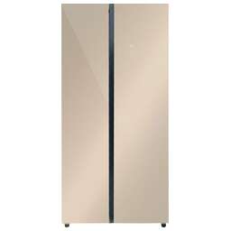LEX Холодильник двухкамерный LSB520GlGID Total No Frost, Side by Side, инверторный золотистый