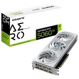 GIGABYTE Видеокарта RTX5060Ti AERO OC 8GB GDDR7 128bit 3xDP HDMI 3FAN RTL