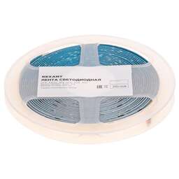 REXANT Лента светодиодная 24В, COB 8Вт/м, 320 LED/м, 4000K, 8мм, 5м, IP20