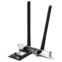 MERCUSYS Сетевой адаптер Wi-Fi + Bluetooth MA80XE AX3000 PCI Express (ант.внеш.несъем.) 2ант