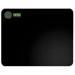 CACTUS Коврик для мыши Black Mesh черный, ткань, 300х250х3мм [cs-mpc-d02m]