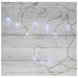 NEON-NIGHT (303-068) ГИРЛЯНДА "СОСУЛЬКИ" 1,5Х0,25 М, ПР-Й ПРОВОД, БЕЛЫЙ