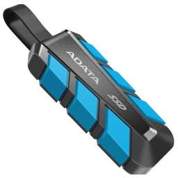 ADATA Внешний накопитель SSD 1Tb SC740 USB Type-C (1050/1000 Mb/s) metal case blue (SC740-1000G-CBU)